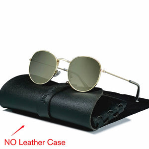 Round Retro Metal Sunglasses