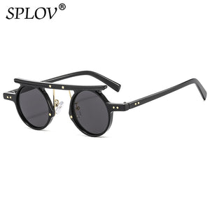 Fashion Round Small Retro Gradient Lens Shades