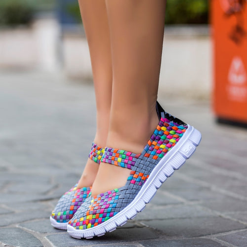 Breathable Anti Slip Handmade Weave Light Shoes