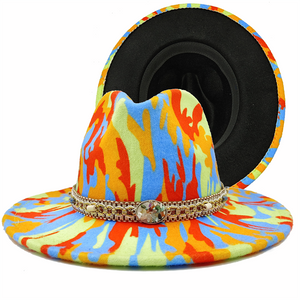 Tie Dye Graffiti Fashion Hat