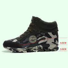 Camouflage Thick Soled Canvas Tennis Shoes