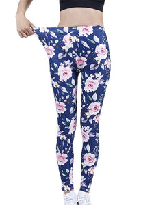 Colorful Print High Waist Soft Leggings