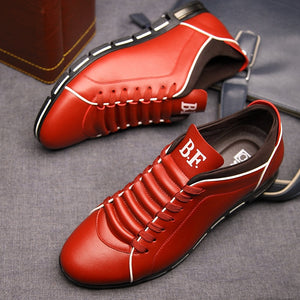 Solid Color Leather Shoes