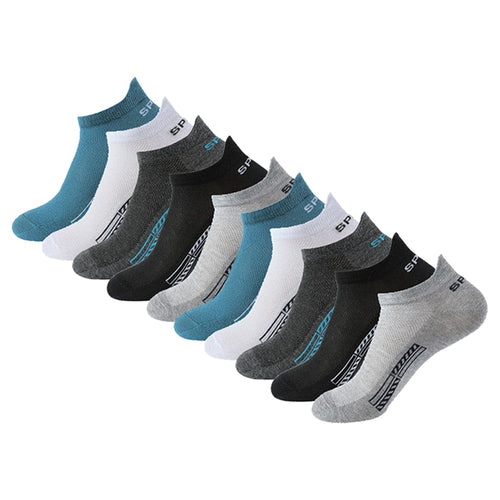 10 Pairs Cotton Crew Ankles