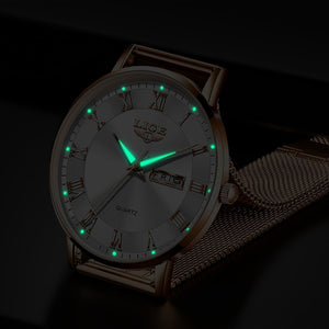 Ultra-thin Luxury Stainless Steel Wristwatch