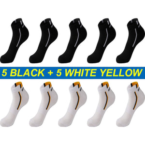 10 Pairs Cotton Athletic Short Socks