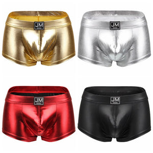 Jockmail Faux Leather Boxer Briefs