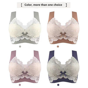 Seamless Anti Sagging Wireless Steel Ring Bra