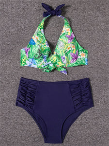 Solid Color Brazilian Swim Suit