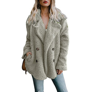 Faux Thick Warm Fur Coat