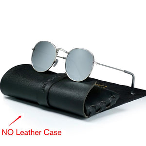 Round Retro Metal Sunglasses