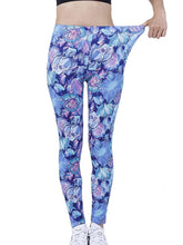 Colorful Print High Waist Soft Leggings