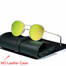 Round Retro Metal Sunglasses