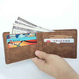 Retro Leather Thin Wallet