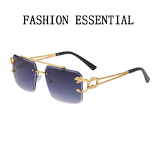 Retro Rimless Sunglasses