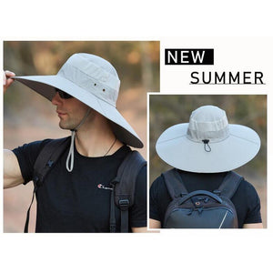 Classic Waterproof Large Brim Shade Hat