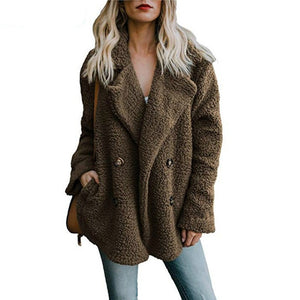 Faux Thick Warm Fur Coat