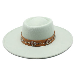 Wide Brim Felted Hat