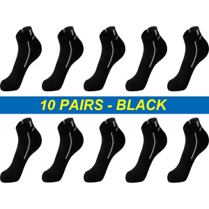 10 Pairs Cotton Athletic Short Socks