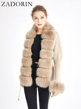 Faux Fur Detachable Collar Coat