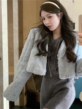 Short Faux Lamb Fur Jacket