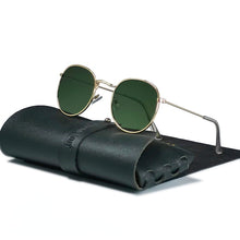 Round Retro Metal Sunglasses