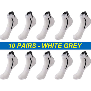 10 Pairs Cotton Athletic Short Socks