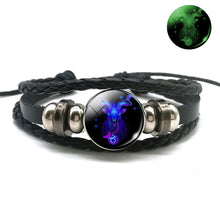 Glow In The Dark Constellation Braided Bracelet