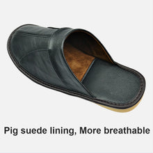 Genuine Leather Indoor Non-slip Slippers