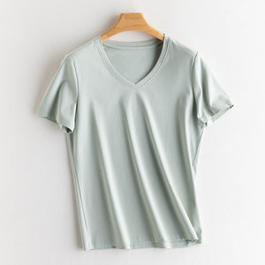 Mulberry Silk Loose T-shirt