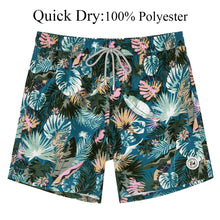 Quick Dry Beach Board Shorts with Mesh Lining