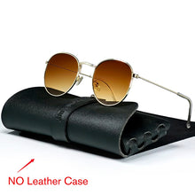 Round Retro Metal Sunglasses