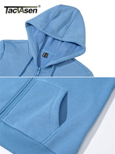 Fleece Lined Full Zip Hooded Jacket