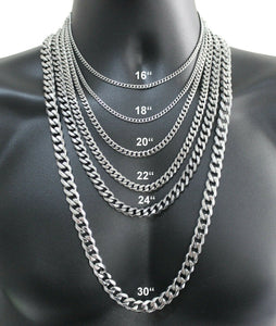 Stainless Steel Cuban Link Chain