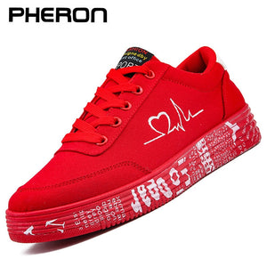 Vulcanized Casual Canvas Graffiti Shoes