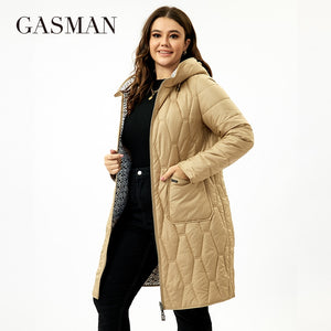 Cotton Padded Long Overcoat