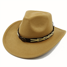 Faux Suede Western Hat