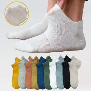 5 Pairs/set Cotton Soft Breathable Solid Colorful Crew Sock