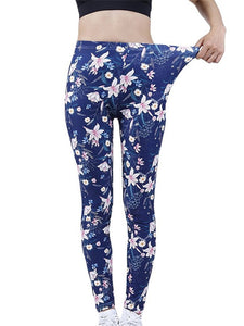 Colorful Print High Waist Soft Leggings