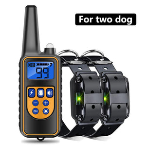 Waterproof Rechargeable Remote Control 800m Digital Dog Training Collar