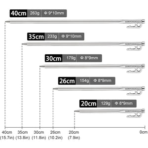 Stainless Steel Heavy Duty Steel Tent Stakes