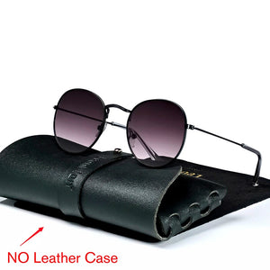 Round Retro Metal Sunglasses