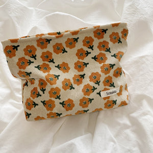 Retro Floral Print Large Capacity Bag