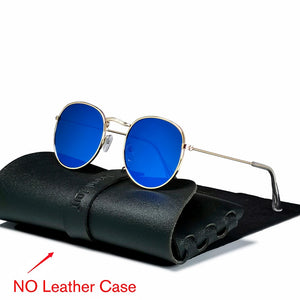 Round Retro Metal Sunglasses