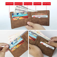 Retro Leather Thin Wallet