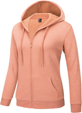 Fleece Lined Full Zip Hooded Jacket