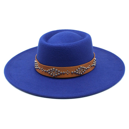 Wide Brim Felted Hat