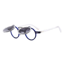 Popular Flip Up Retro Small Round Metal Sun Glasses