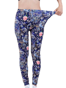 Colorful Print High Waist Soft Leggings