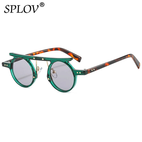 Fashion Round Small Retro Gradient Lens Shades